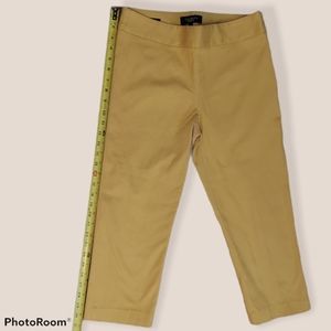 Talbots Capri Pants Mustard Color Size 4